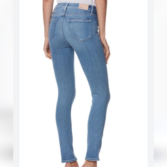 Paige Hoxton Ankle Peg Kayson Distress High Rise Medium Wash Jean - Picture 8 of 8